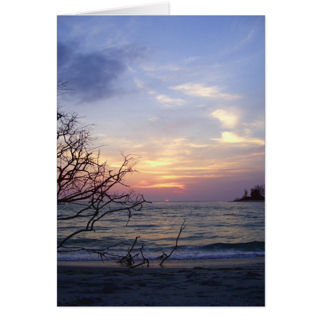 Handflatan Island Sunset 1 OBS Kort (Framsidan)