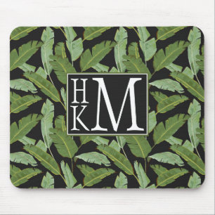 Handflatan lämnar den monogramen musmatta