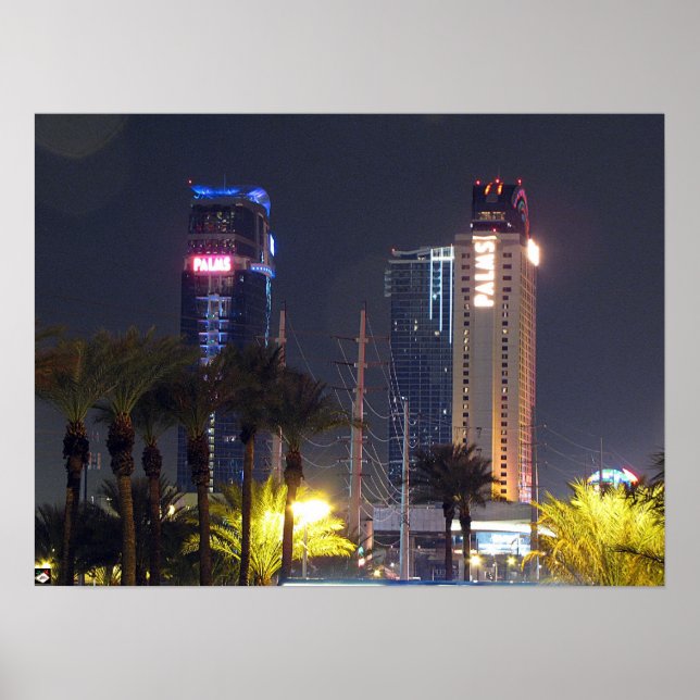 Handflatan Las Vegas December 2008 Poster Skriv ut (Framsidan)