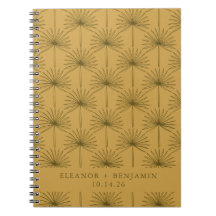 Handflatan Löv Botaniska Mustard Gult Personligt b