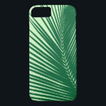 Handflatan löv - emerald and lime green<br><div class="desc">Mörk emerald grönt handflatan löv silhuette mot ljusgrön bakgrund</div>