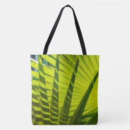 Handflatan Löv Fläkt, Kauai, Hawaiian Beach Bag Ba Tygkasse