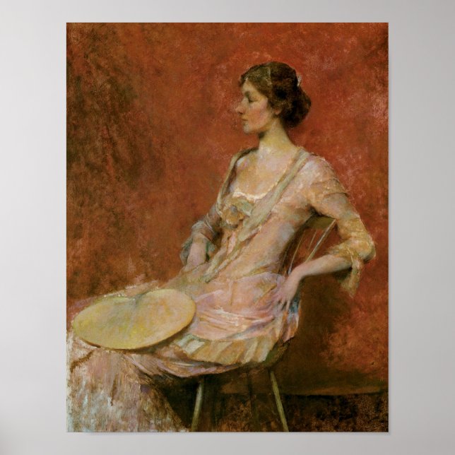 Handflatan Löv Fläkt Poster (Framsidan)