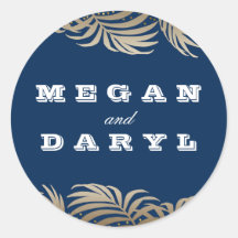 Handflatan Löv flottan och Guld Beach Wedding