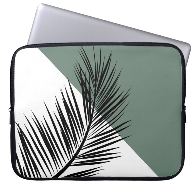 Handflatan löv laptop fodral (Framsidan)