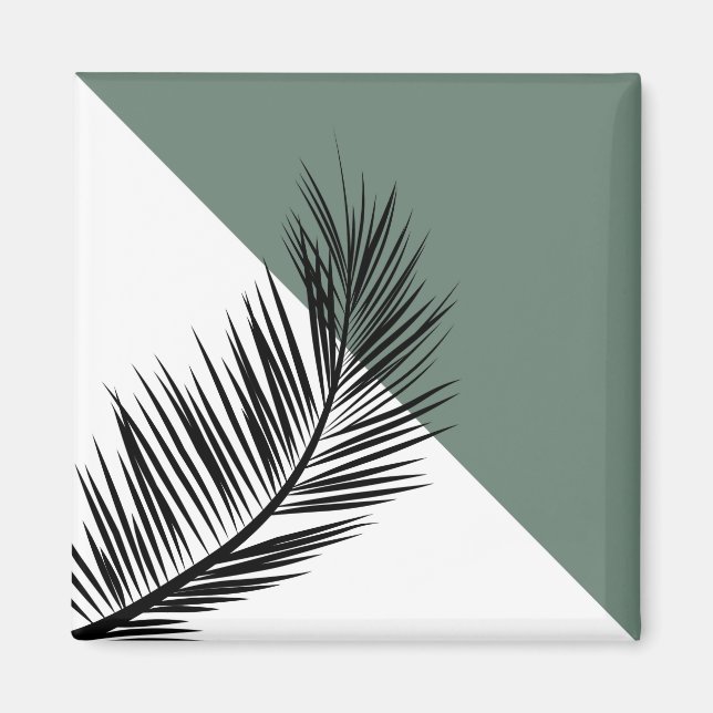 Handflatan löv magnet (Framsidan)