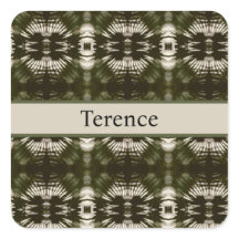 Handflatan Löv Shadow arméns Grönt, anpassadet