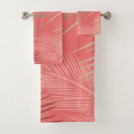 Handflatan Löv skugga på livskoraller