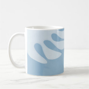 Handflatan Löv Trio Himmel Blue Coffee Mugg