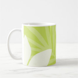 Handflatan Löv Trio Lime Green Coffee Mugg