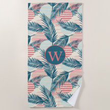 Handflatan Löv Tropical Summer Beach Towel
