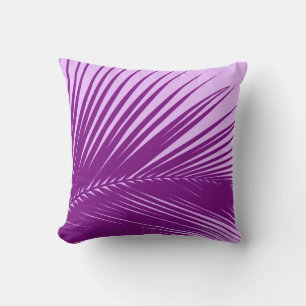 Handflatan löv - violett och lavender kudde
