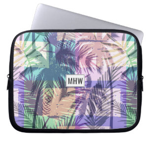 Handflatan Mönster anpassningsbar monogram laptop Fodral