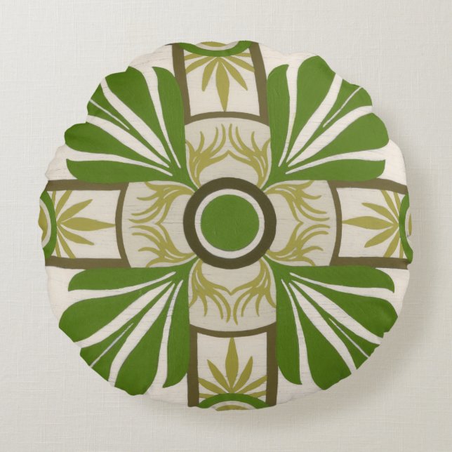 Handflatan Motif I, icke-utrotningshotad Rund Kudde (Framsidan)
