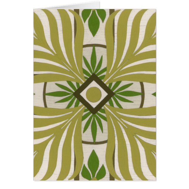 Handflatan Motif II, icke-utrotningshotad Hälsningskort (Framsidan)