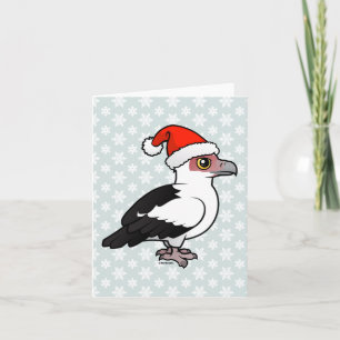 Handflatan-nöt-vulten Santa Santa Helgkort
