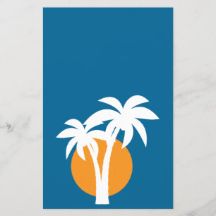 Handflatan och orange sol flygblad