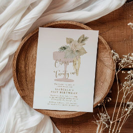 Handflatan och Prosecco Cheers till 21 födelsedaga Inbjudningar