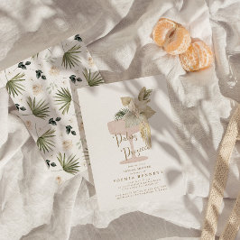 Handflatan och Prosecco Möhippa Inbjudningar