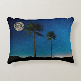 Handflatan på natten prydnadskudde