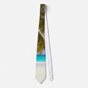 Handflatan Paradise Blå himmel Sunshine Slips