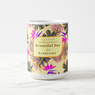 Handflatan Paradise Gult Kaffemugg