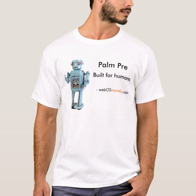 Handflatan Pre, byggt för människor T-shirt (Framsida)