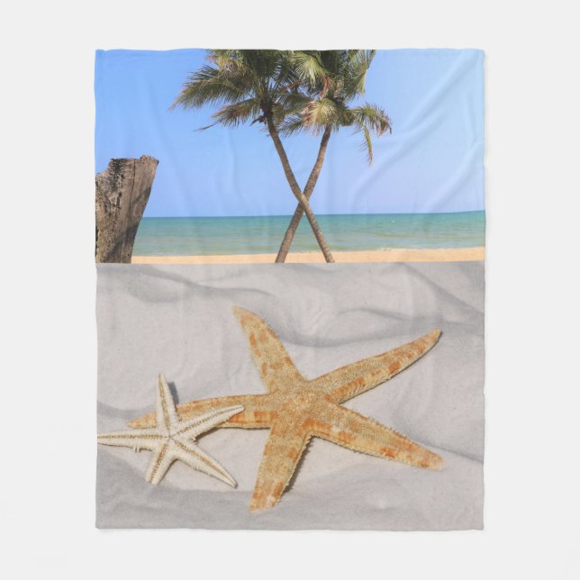 Handflatan Sea Foam Soft Soft Soft Soft Soft Slapp Fleecefilt (Framsidan)