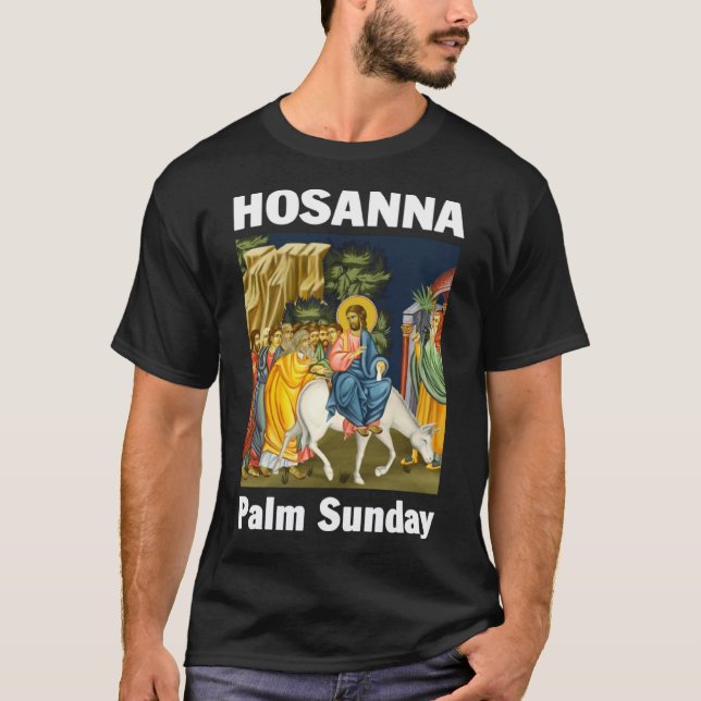 Handflatan Söndag Hosanna till Son 6 T Shirt (Framsida)