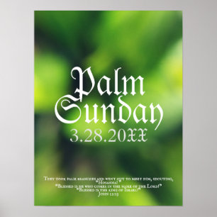 HANDFLATAN SÖNDAG i GRÖNTEN Poster