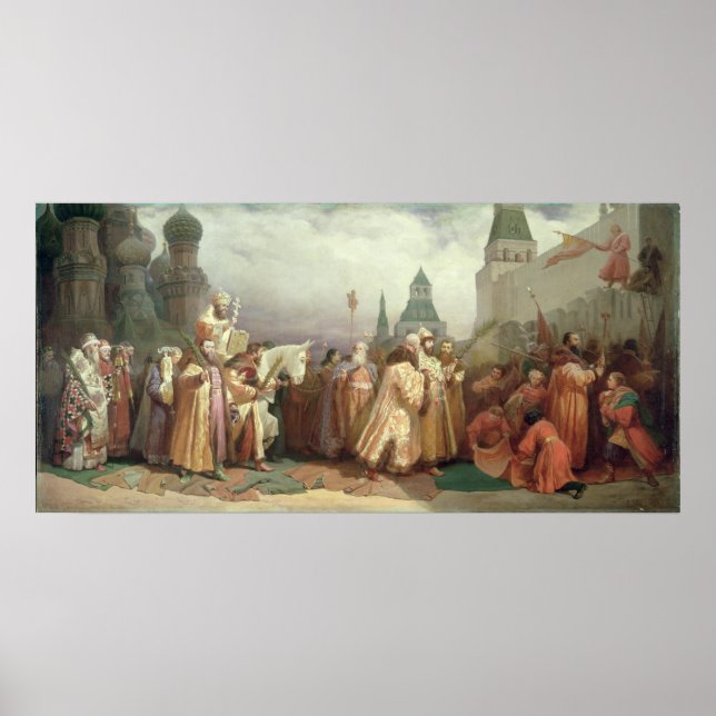 Handflatan Söndag-processen Poster (Framsidan)