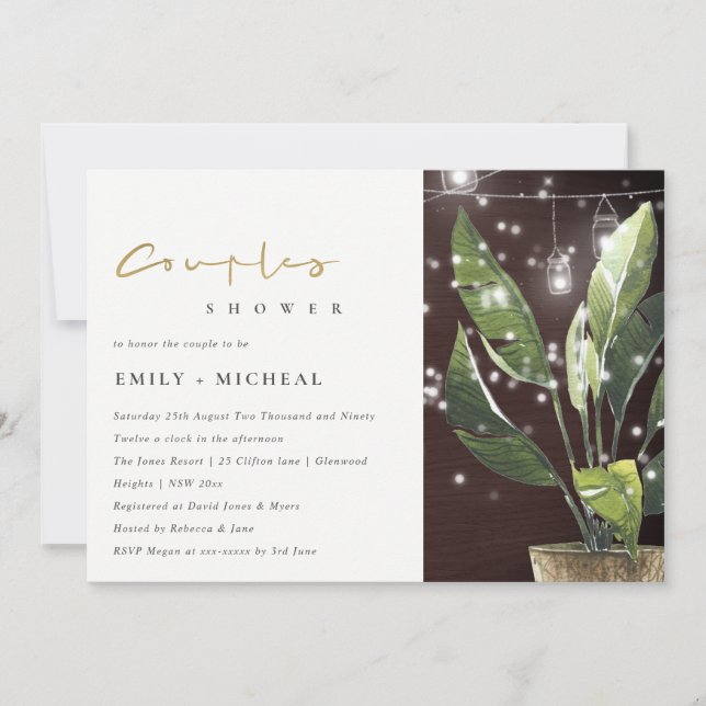 HANDFLATAN STARRY NIGHT MASON BURK PAR SHOWER INBJ TACK KORT (Framsida)