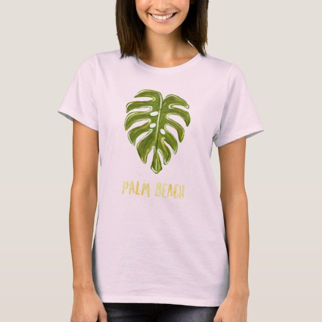 Handflatan strand Oasis-skjorta Tee (Framsida)