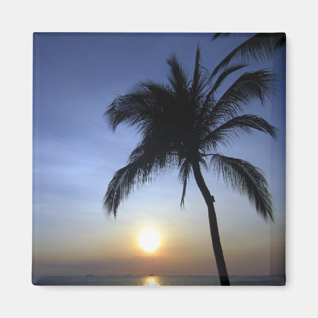 handflatan sunset magnet (Framsidan)