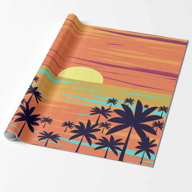 HANDFLATAN SUNSET PRESENTPAPPER (Utrullad)