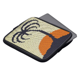 Handflatan Träd Artisan Crochet Print Electronics Laptop Fodral
