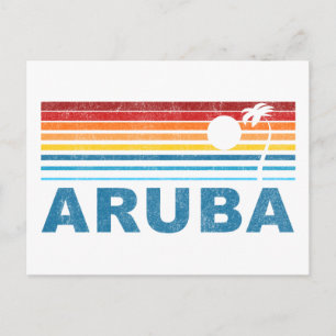 Handflatan Träd Aruba Vykort