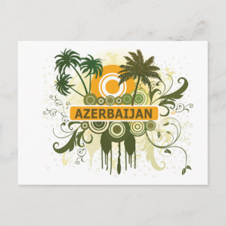 Handflatan Träd Azerbajdzjan Vykort