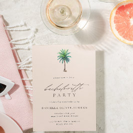 Handflatan Träd  Bachelorette Party Inbjudningar