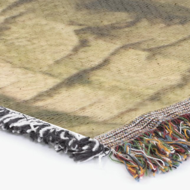 Handflatan Träd Bark Filt (Hörn)