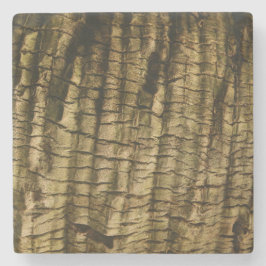 Handflatan Träd Bark Stenunderlägg