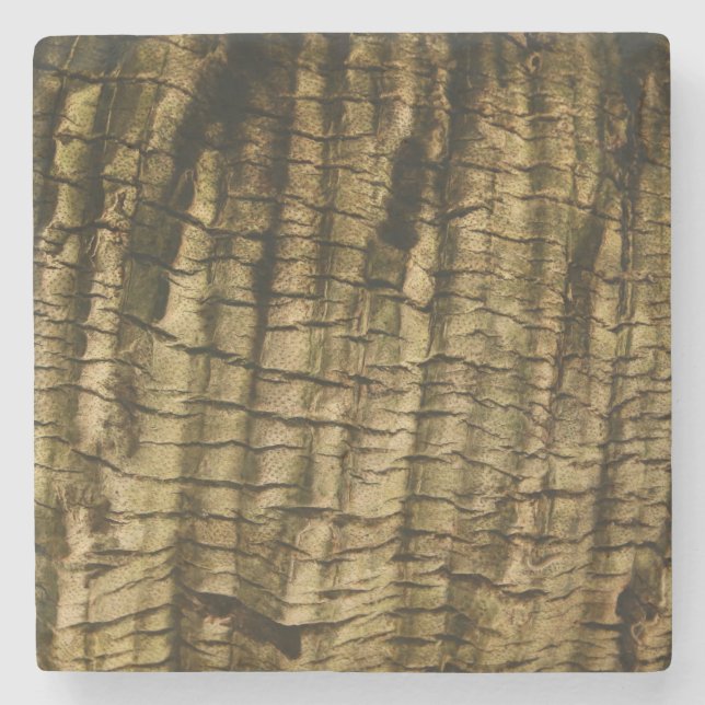 Handflatan Träd Bark Stenunderlägg (Framsidan)