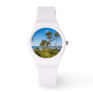 Handflatan Träd Bayside Morgon Sporty Watch Armbandsur
