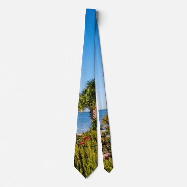Handflatan Träd Bayside Morgon Tie Slips (Framsida)