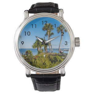 Handflatan Träd Bayside Morgon Wrist Watch Armbandsur