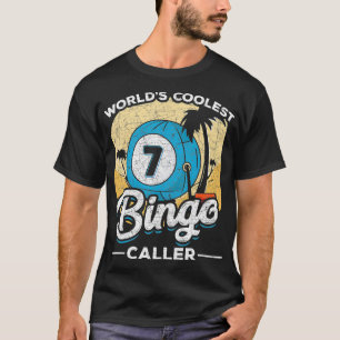Handflatan Träd Bingo Caller Bingo Player Funny Tr T Shirt
