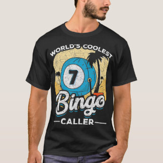Handflatan Träd Bingo Caller Bingo Player Funny Tr T Shirt