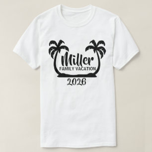 Handflatan Träd Family Vacation T-Shirt