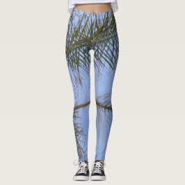 Handflatan Träd fronter Leggings