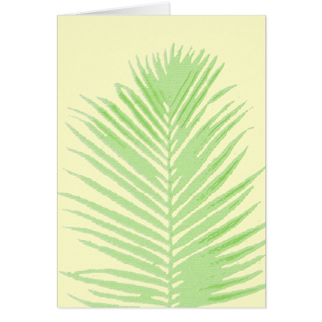 handflatan träd hälsningskort (Framsidan)